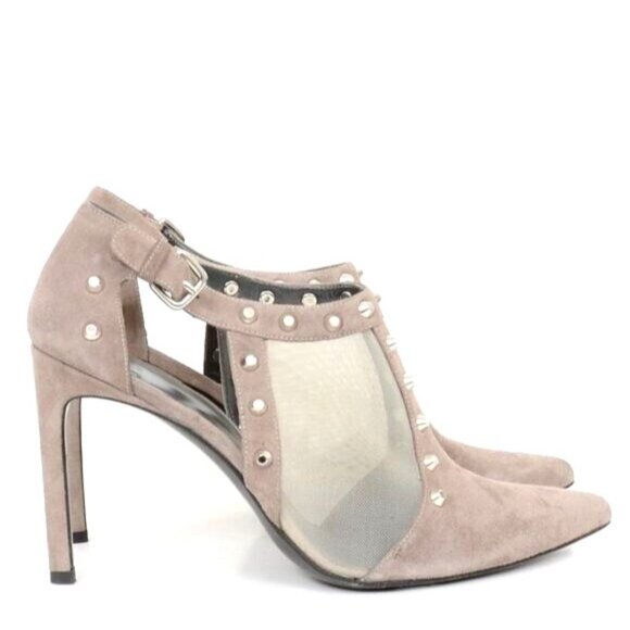 Stuart Weitzman Saunter Studded Topo Ankle Booties Women's 10M Party Business - Picture 3 of 10